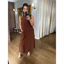 VESTIDO MARILIA - MARROM